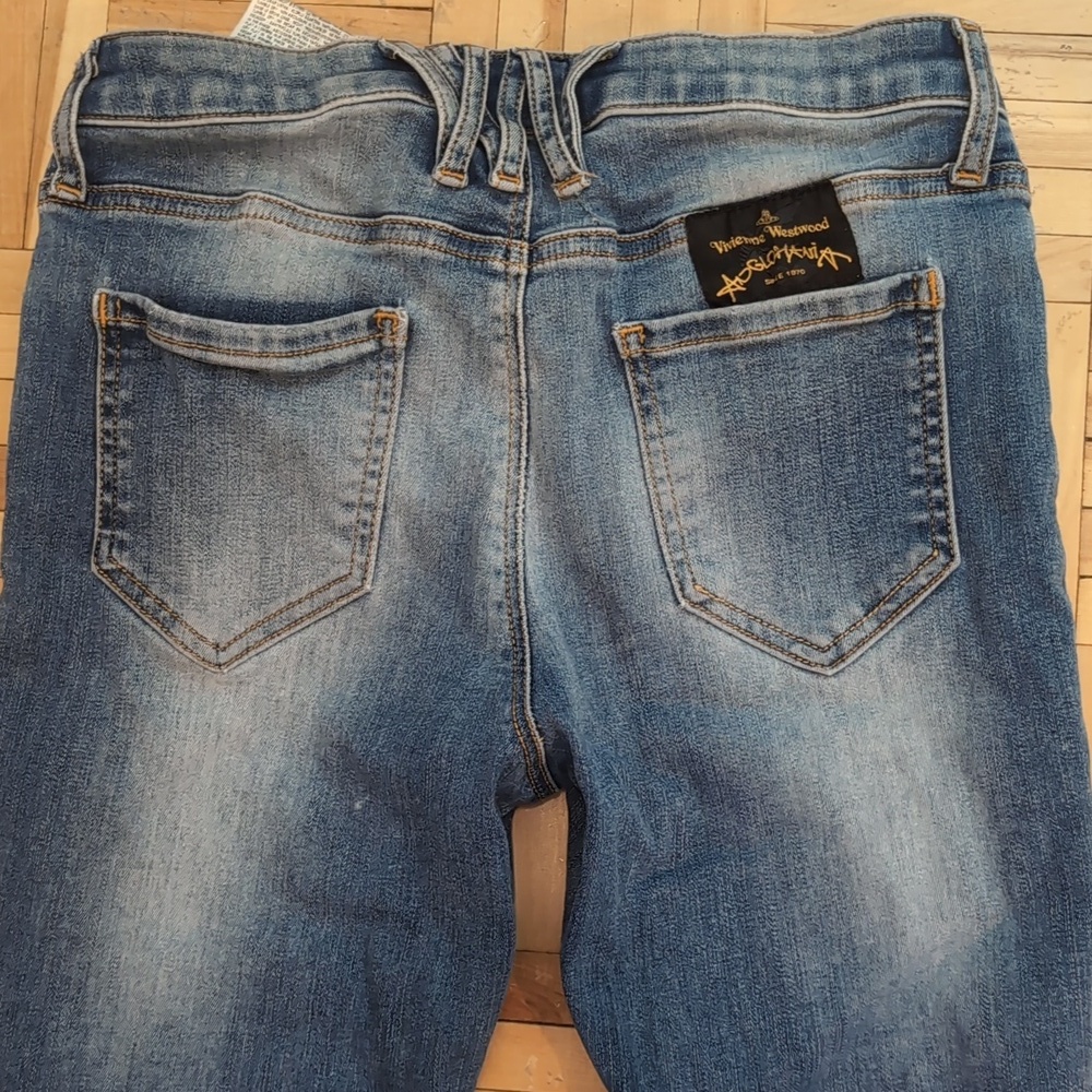 Vivienne Westwood Anglomania Monroe Jeggins Size 27 - Picture 8 of 10